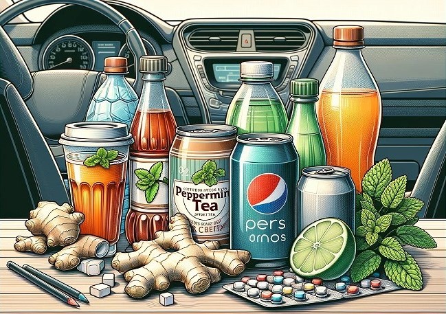 車酔いを治す飲み物と食べ物とは？乗り物酔いで避けるべき食材と効果的な対策を紹介