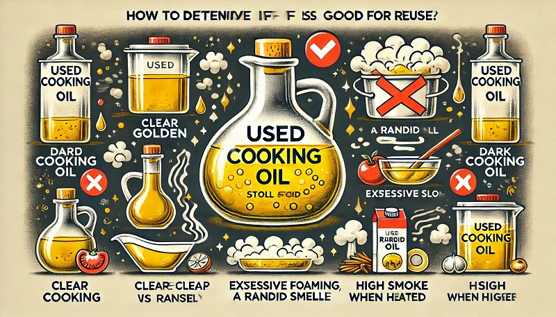 再利用できる油の見分け方と回数の目安