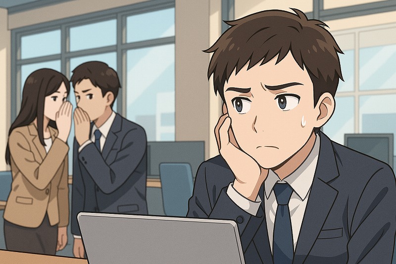 職場などでのひそひそ話をする人の心理
