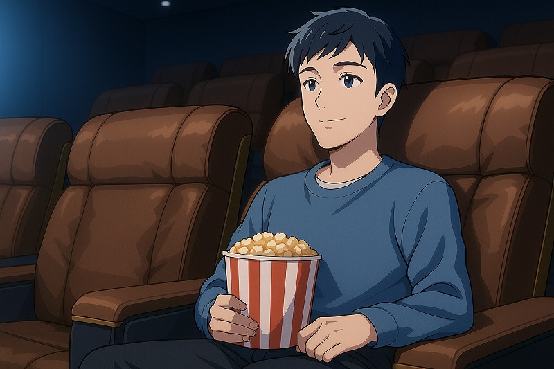 一人で映画をゆったり楽しめる特別席