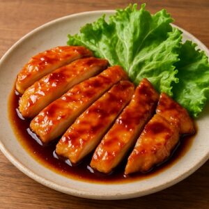 ごはんが進む！鶏むねの照り焼き