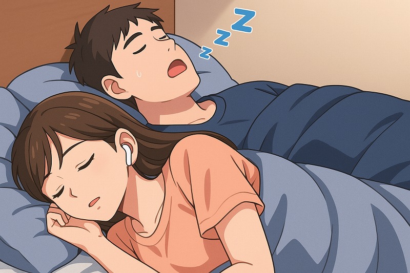 睡眠の質を下げないイヤホンしながら寝る方法とおすすめ寝ホンを徹底解説