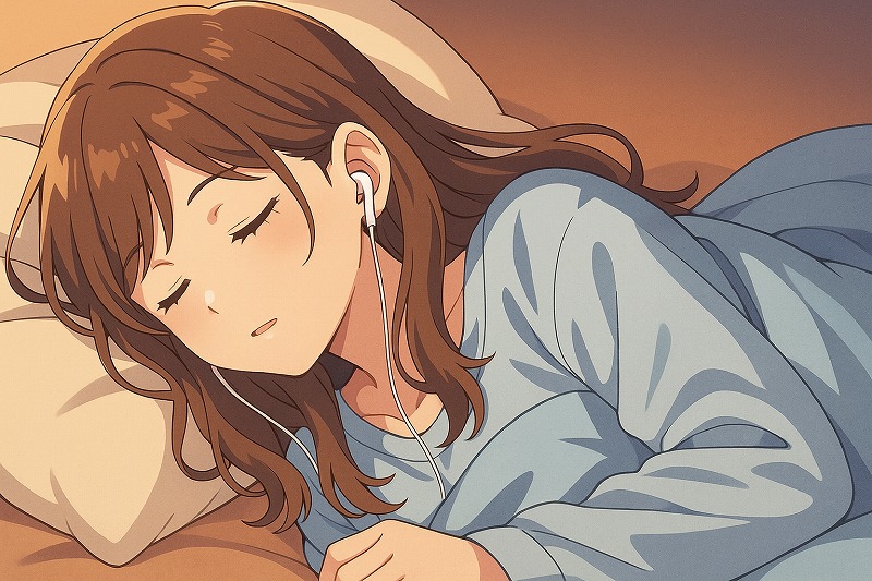 睡眠の質を下げないイヤホンの使い方