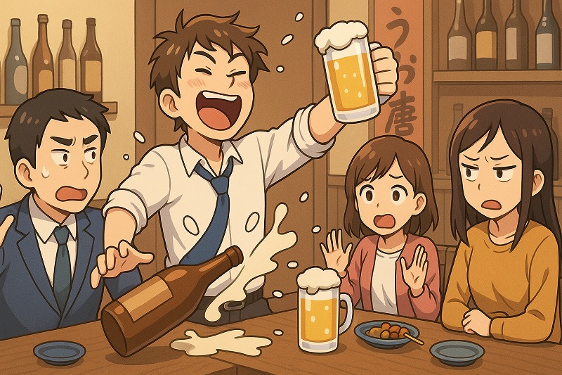 酔って記憶がない時の行動が不安な人へ|原因と対処法を徹底解説